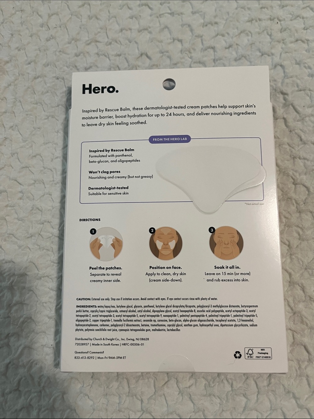NWT Hero Cosmetics Rescue Patch - Picture 2 of 4